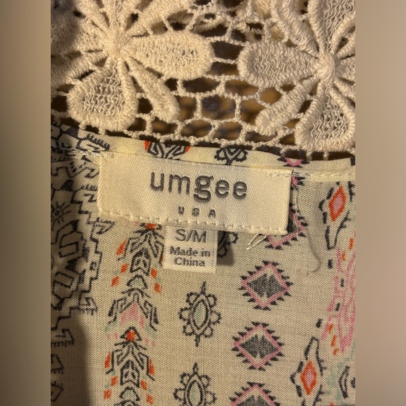 Umgee Boho Kimono EUC size S/M - Picture 4 of 10